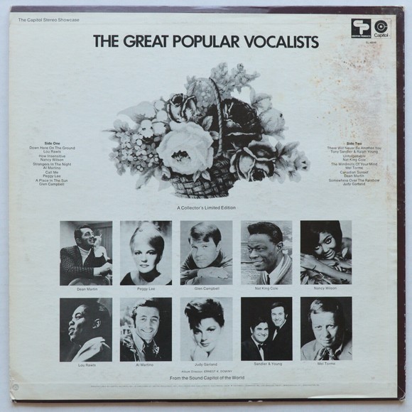 The Great Popular Vocalists - Various - Nat King Cole, 1969 12" Vinyl LP SL-6648 - Picture 2 of 10